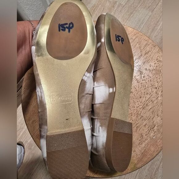 Korks By Kork-Ease Palmer Ballet Flat In Green And White Size 7.5 - Picture 6 of 8